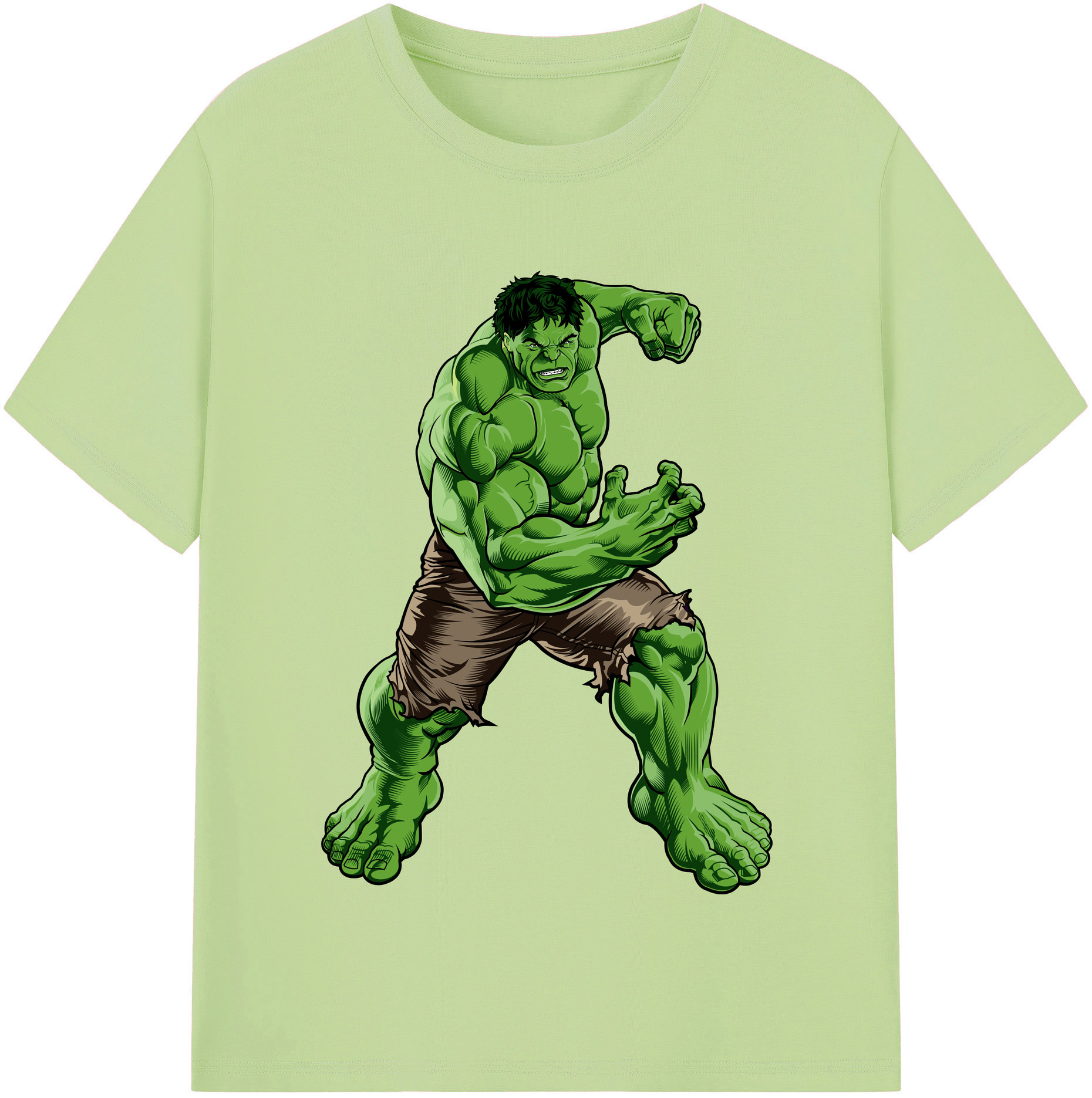 （画像用） アベンジャーズ The Avengers 綿100％半袖Tシャツ（フロントプリント）